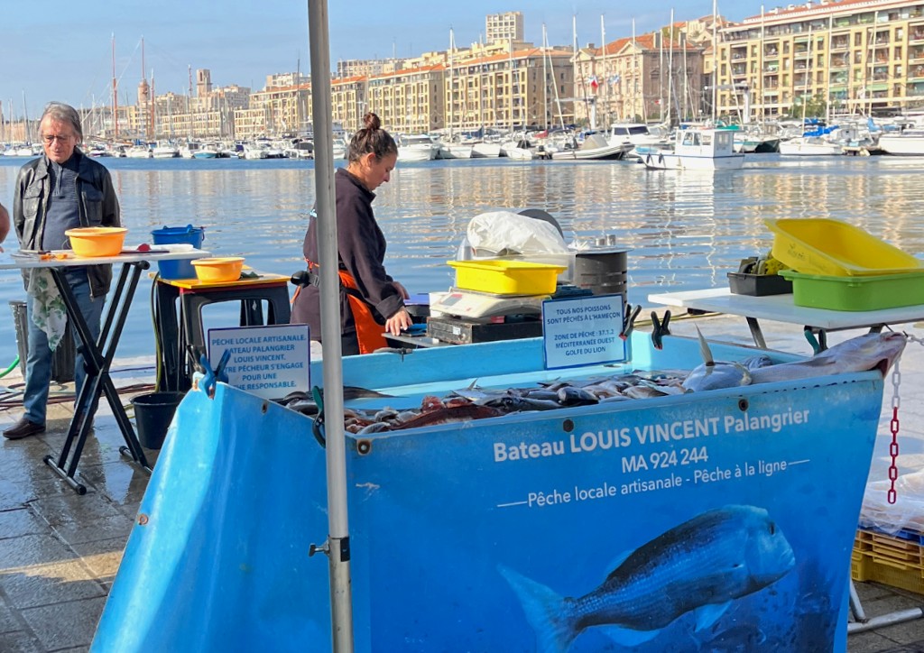 fiskmarknad i marseille